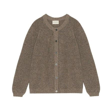 Moshi Moshi Mind Time Rib Cardigan Grå, Dame Cardigans