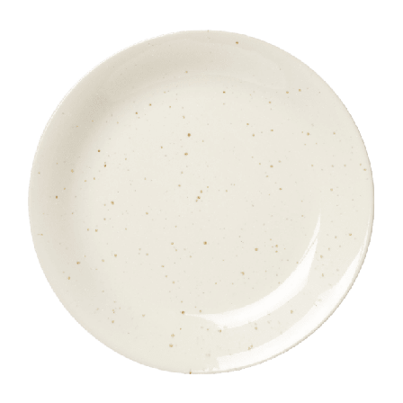 Åhléns Home Assiett i stengods NORA 18,3 cm Dukning & servering Beige ONESIZE