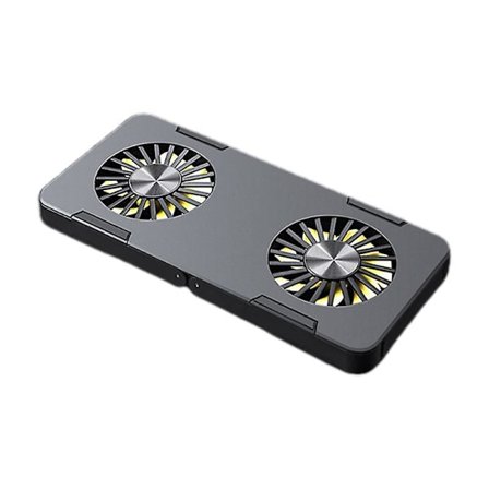 Foldable Laptop Cooling Stand With Double Fans Usb Notebook Cooler Pad Holder