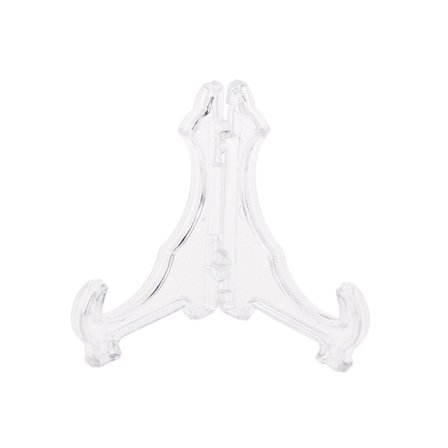 Møntstativ Mini Plastic Staffeli Stands Mønt Display Staffeli Holder til fremvisning