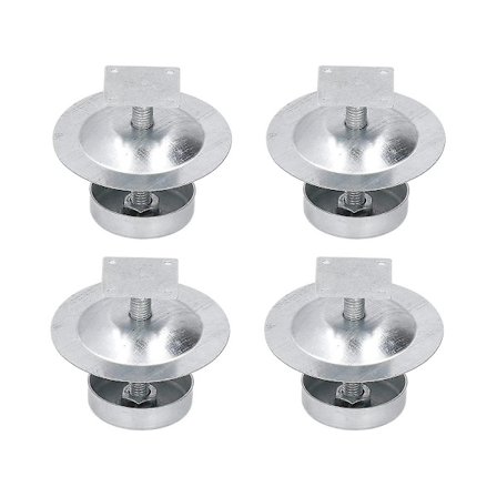 4 kpl muurahaisenkestävät pesän jalat ruostumatonta terästä mehiläispesän pohja muurahaisenkestävä laite mehiläispesän jalusta([HK])