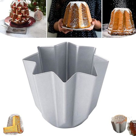 Pandoro Form Åttakantig Bakform Form,Pandoro Form Non-stick Mousse Cheese Cake Form Anod Djup Åttakantig Mould Molds Muffin Choklad