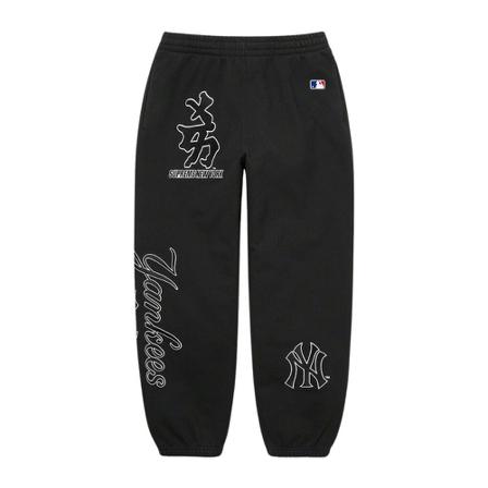 Supreme, Sweatpants Zwart, Heren, Maat:L