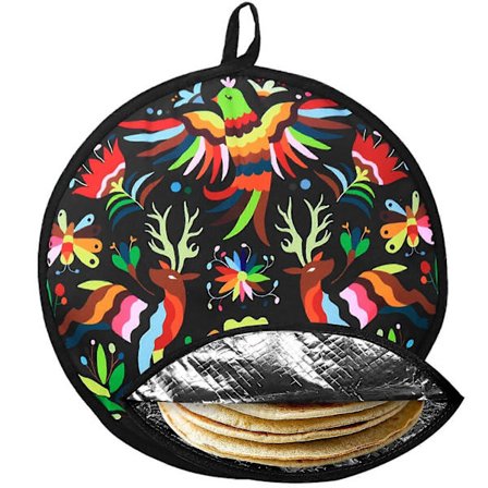 12 tommer Tortilla Varmerpose med Folieforing Holder Maden Varm i 90 min, Kan Indeholde 15, Let at Rengøre [YJD]