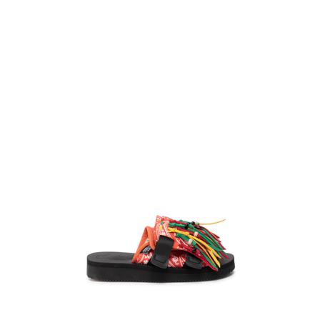 Alanui, Moto Fringed Suicoke Sandals Oranje, Dames, Maat:41 EU