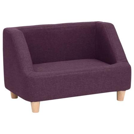 Vidaxl Hundsoffa Vinröd 60x37x39 Cm Linne Lila