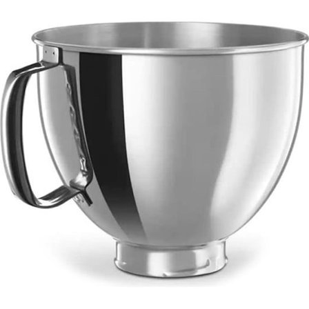 Rustfri stålbolle for KitchenAid Classic & Artisan Series 4.5-5 QT Tilt-Head Mikser, Stålbolle BLENDER