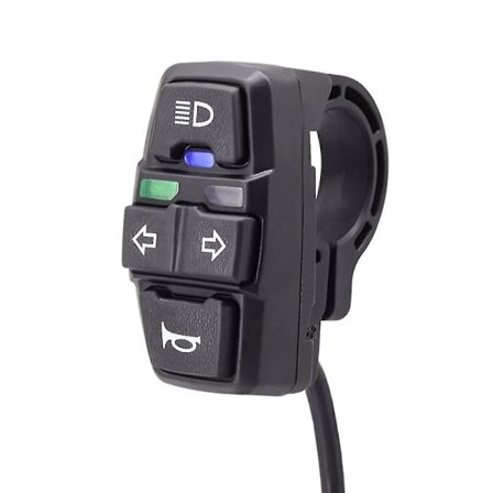 Ebike lysbryter + horn og blinklys bryter scootere elektrisk sykkel intelligent terrengsykkel
