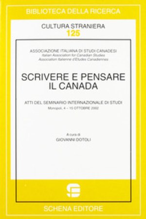 Scrivere e pensare il Canada NA