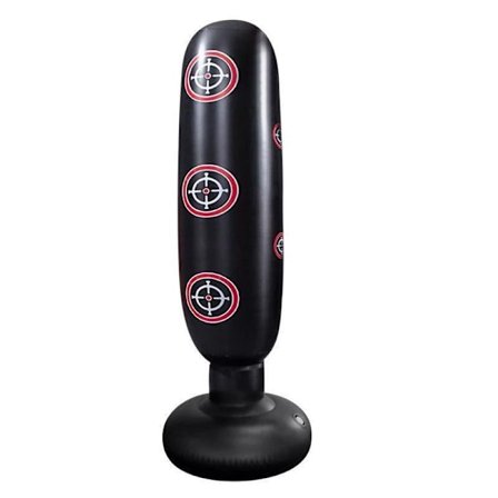 Vapaasti seisova nyrkkeilysäkki - Nyrkkeilyteline Nuketuskohde Kuntoilu Potku MMA