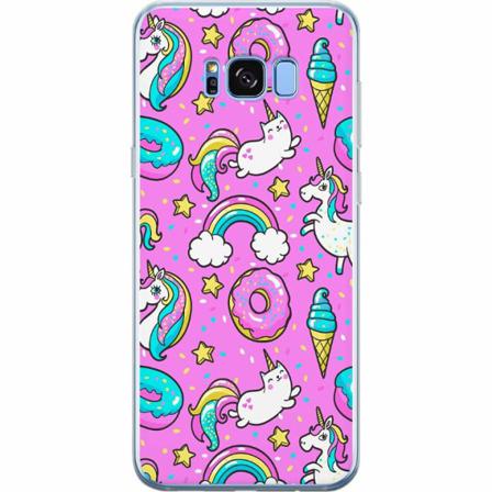 Samsung Galaxy S8+ Genomskinligt Skal Unicorn