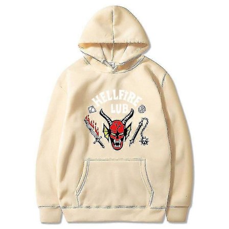 Stranger Things anime vetoketjullinen huppari, pitkähihainen, rento, ylisuuri collegepaita