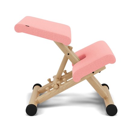 Varier Furniture Multi - Pink Wool - Natural base