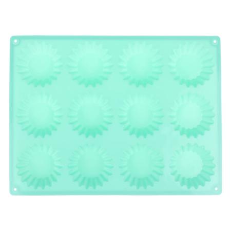 1st 12-håls Multi-grid Rund Silikon Muffin Cup Form Bakning T