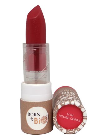 Born to Bio Born To Bio Organic Matt Lipstick - Red - 3.5 G
