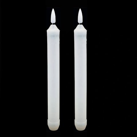 LED Candlelight Bulbs with Warm White Light - 2-pack