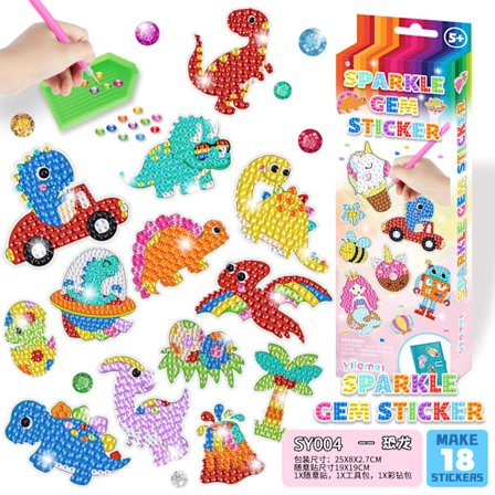 Tecknad barns gratis pasta 5d diy Handgjord F15