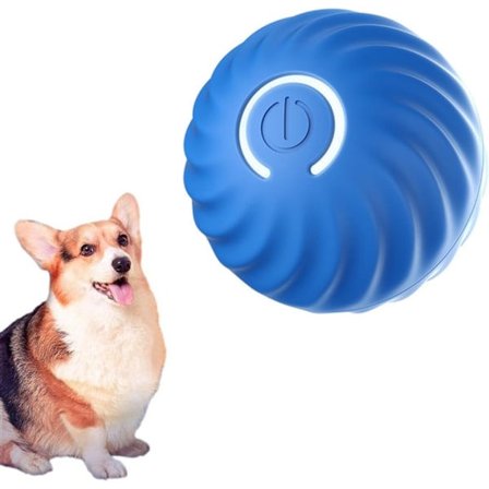 Interaktiv Hundebold, Automatisk Rullende Hoppebold til Hunde, USB Genopladelig Automatisk Rullende Bold Legetøj Ikke,A