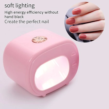 Kraftfull UV LED Nagel Gel Torktumlare Polish Lampa Mjukt Ljus Timing Nagelkonst för Härdning Gel Polish Manikyr Nagelkonst Salongsverktyg~06116