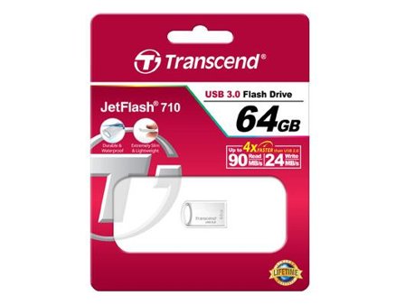 Transcend JetFlash 710 - USB-flashstasjon - 64 GB