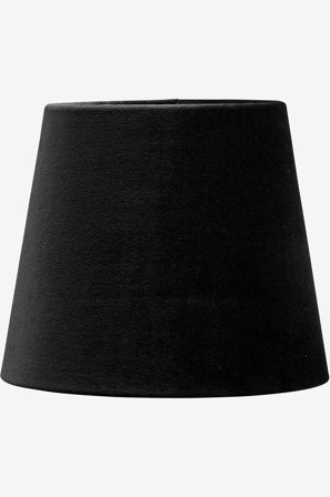 PR Home - Lampskärm Mia sammet 17,5 cm - Svart - Lampskärmar - Från Homeroom