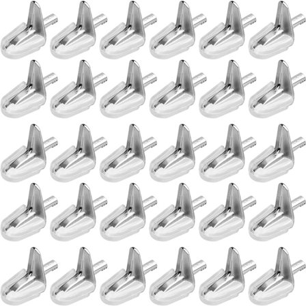 Hyllytuen nastat, 3 mm liukumattomat hyllynastat L-mallinen metallihylly P