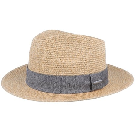 Stetson - Beige fedora Hat - Fedora Toyo Natural Straw Hat @ Hatstore