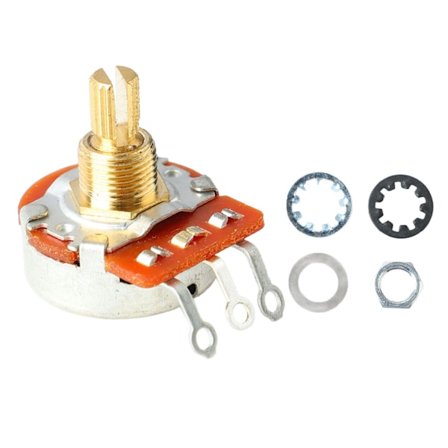 Gitar Potensiometer Kobber Aksel Støyreduksjon Elektrisk Gitar Potensiometer