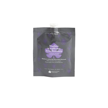 Biofficina Toscana Illuminante Maschera in argilla nera detox 30g - Maschera viso