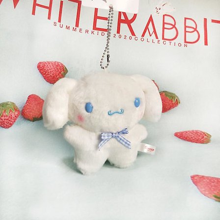 Sanrio My Melody Kuromi Cinnamoroll Plys Legetøj Fod Magnet Peluches Dukker Stitch Legetøj Til Børn Plysdyr Gaver Pige