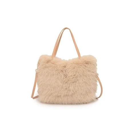 Endless Veske Carmel Fuskepels Beige