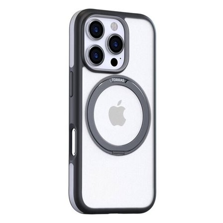Torras Ostand R Fusion-etui til iPhone 16 Pro (sort)