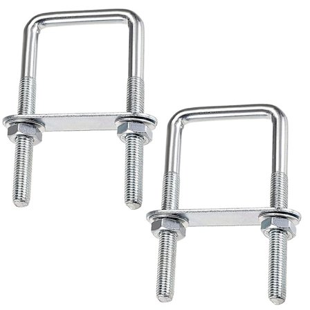 Fyrkantiga U-bultar U-bultar, 70 X 110 Mm Rostfria U-bultar, M8 U-bult Med Mutter Ramplatta Och Bricka, M8 U-bult För Fästning Av Skivor Och Rör (70 X