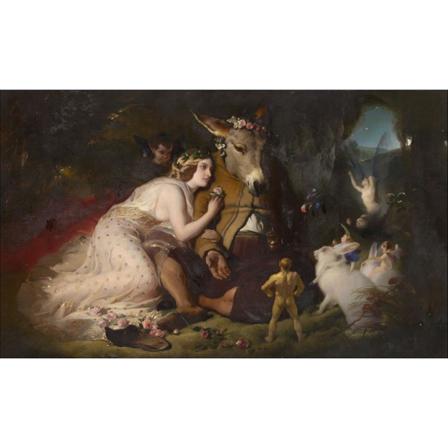 Scene From A Midsummer Night's Dream, Edwin Landseer Brun