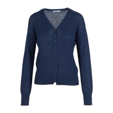 Ballantyne, Cardigan Blauw, Dames, Maat:S
