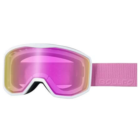 Ski Briller til Kvinder Ski Briller Åndbare HD Anti-dug Kort Nærsynet Mænds Ski Briller Farve: Hvid Ramme Pink Film