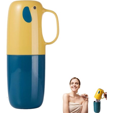 Rejseetui - Tandbørsteholder - Tandbørste - Rejseetui - Badeværelsestilbehør