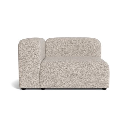 Milo chaiselong, venstrevendt - Puente Lys Greige - 130x130x72 - Sofa, chaiselong