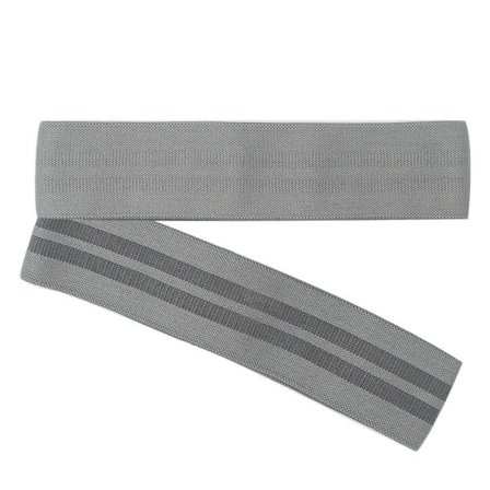 Fitness elastiskt bälte Mörkgrå (76 * 8m)