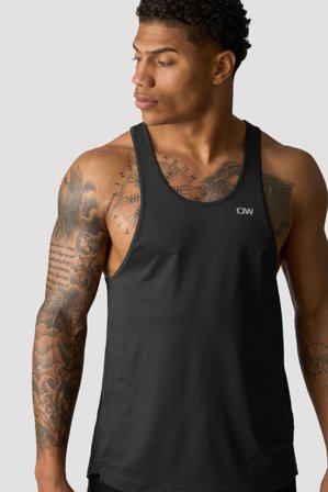 ICANIWILL - Stride Stringer Top Men Graphite - Träningslinne - Herr - Träningskläder från ICIW