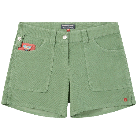 Amundsen 5Incher Concord G.Dyed Shorts Womens Willow Green