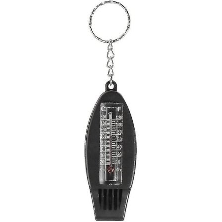 Multifunktionel Fløjte Kompas Termometer Lup Nøglering Nødsituation Overlevelses Kits Udendørs Rejser Camping Vandreture