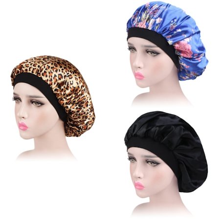 3st Satin Bonnet Sleep Cap Night Hat