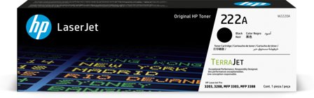 HP 222A BLACK ORIGINAL LASERJET TONER CARTRIDG SUPL
