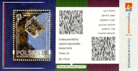 Polen - Rumfart cat. 2 - Kryptofrimærke