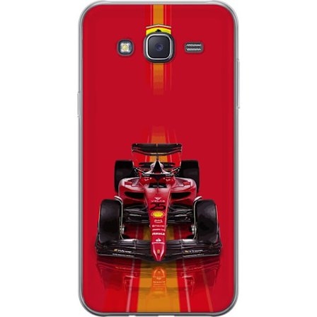 Yhteensopiva Puhelinkuori Samsung Samsung Galaxy J5 Ferrari Formula 1 -auto ikonisessa punaisessa muotoilussa urheilullisella tarkkuudella