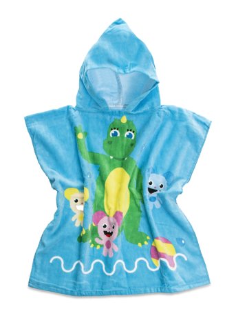 Bolibompa Bolibompa Dragon, Poncho - Blue - ONE SIZE