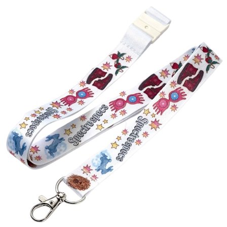 Harry Potter Luna Lovegood Lanyard En Storlek Vit/Blå/Rosa