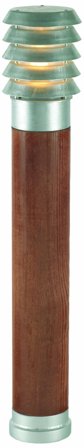 Norlys Alta Wood 1440 Pollare E27, IP65, 60W 850 mm, Belysning