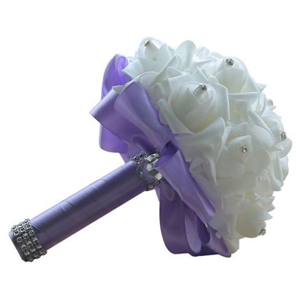 Brudebukett som holder blomster LYS LILLA